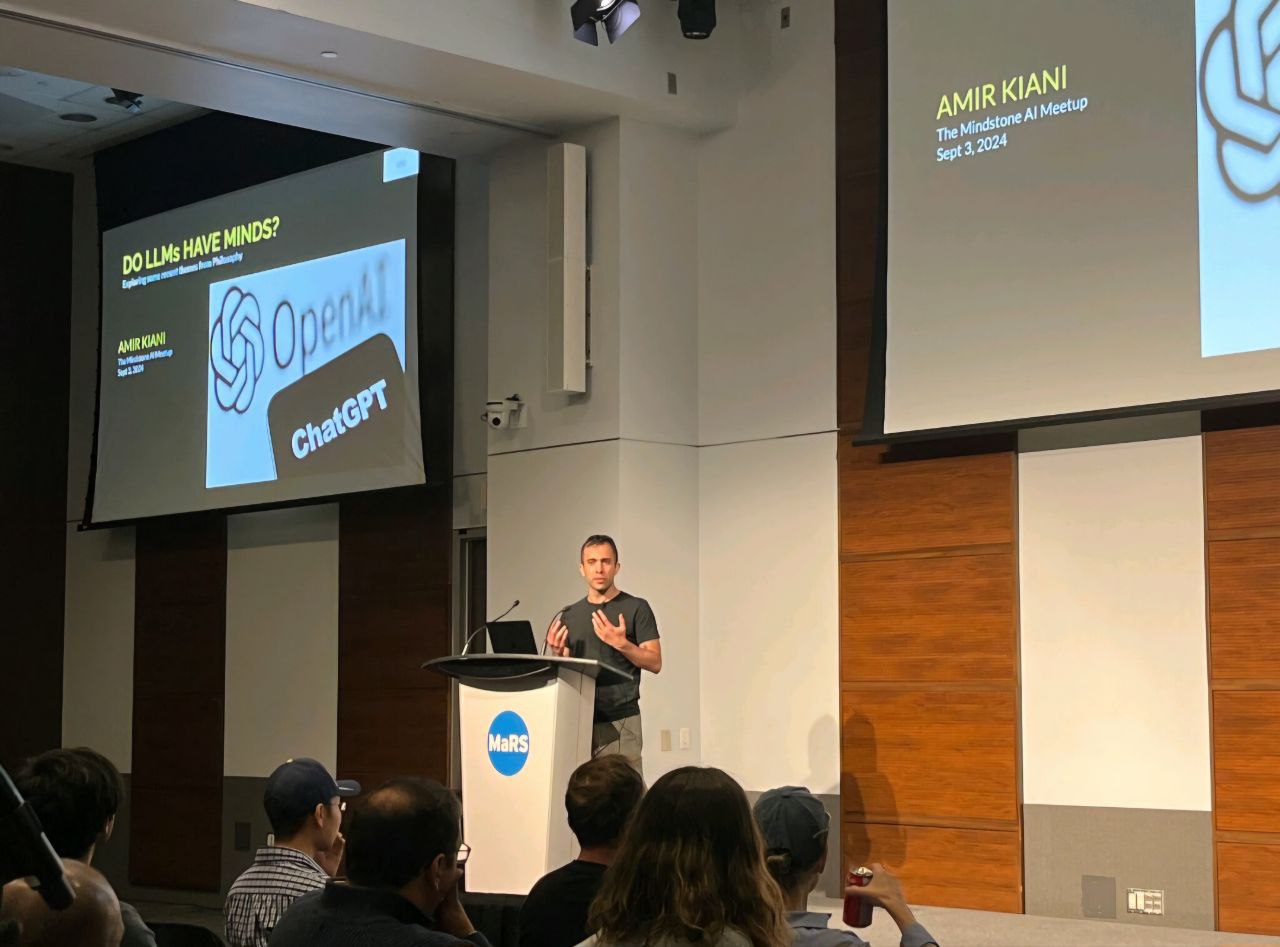 Speaking at the Mindstone AI Meetup